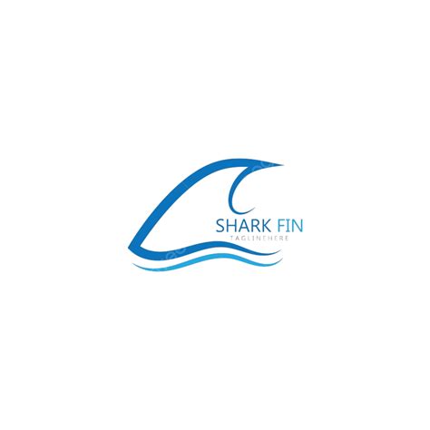 Shark Fins Vector Png Images Shark Fin Logo Template Vector Icon