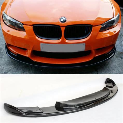 E M Car Styling Carbon Fiber Body Kit Front Bumper Lip For Bmw E