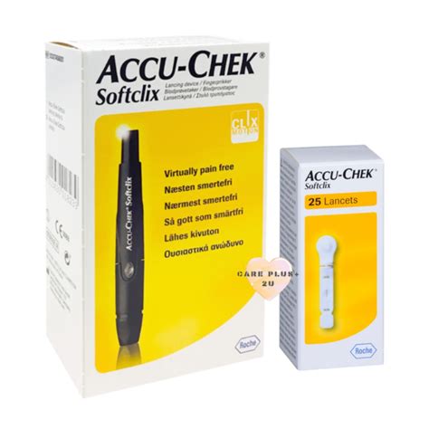 Accu Chek Softclix Lancing Device 1 S Box 25 Lancets Lazada