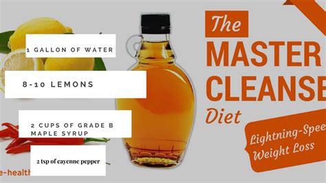 How To Do The Master Cleanse Lemonade Diet