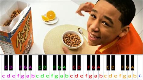 Reese's Puffs Rap | Piano Letter Notes