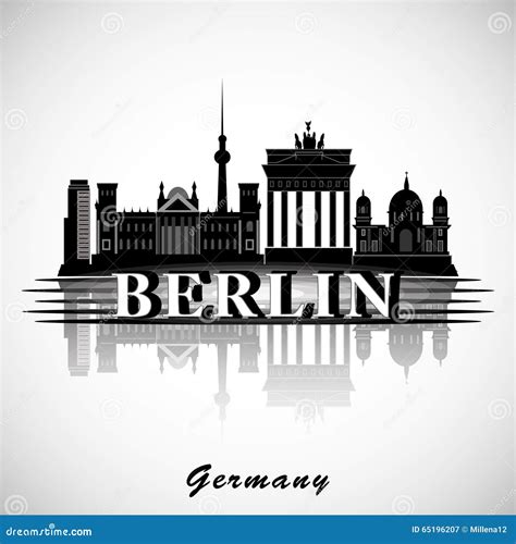 Berlin Skyline Cartoon Vector | CartoonDealer.com #57253767