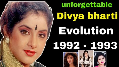 Divya Bharti Evolution 1992 1993 Divya Bharti Movies