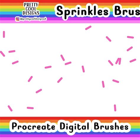 Sprinkles Brush Procreate Etsy