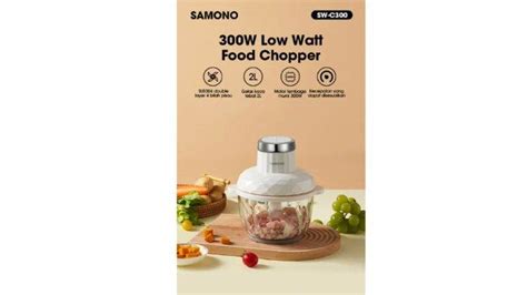 Review Samono Sw C Food Chopper Bisa Menghaluskan Bahan Hanya Dalam