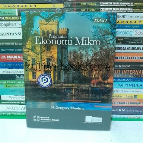 Jual BUKU PENGANTAR EKONOMI MIKRO Edisi 7 Penulis Gregory Mankiw