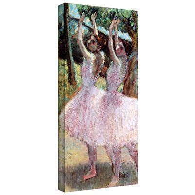 Vault W Artwork Dancers In Violet Dresses Arms Raised By Edgar Degas