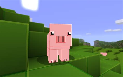 Minecraft Pig Wallpaper