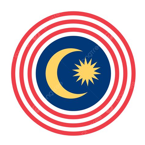 Gambar Bendera Malaysia Melingkar Dengan Latar Belakang Transparan Malaysia Bendera Malaysia