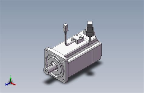台达伺服电机750w无刹车ecma C20807rssolidworks 2020模型图纸下载 懒石网