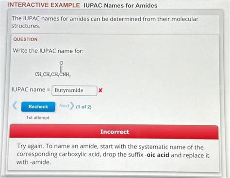 Solved The IUPAC Names For Amides Can Be Determined From Chegg