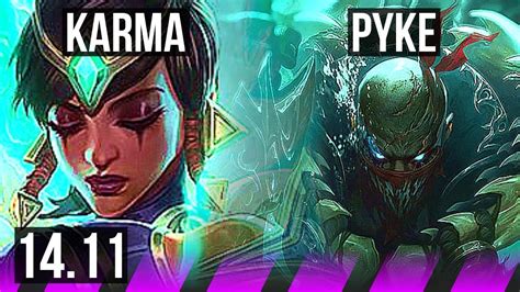 KARMA Sivir Vs PYKE Ashe SUP 2 1 9 KR Master 14 11 YouTube