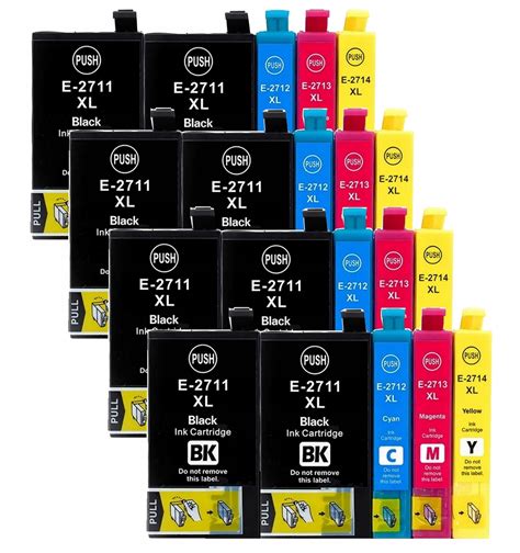 Tusz Do Drukarki EPSON X20 T2711 27XL WF3620 WF 3640 WF7110 WF 7715 WF