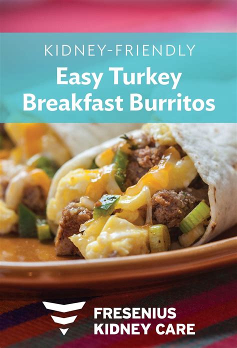 Easy Turkey Breakfast Burritos | Recipe | Kidney friendly recipes renal ...