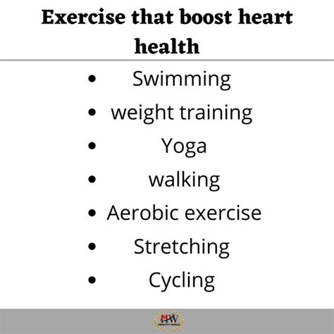 Exercise for a Healthy Heart