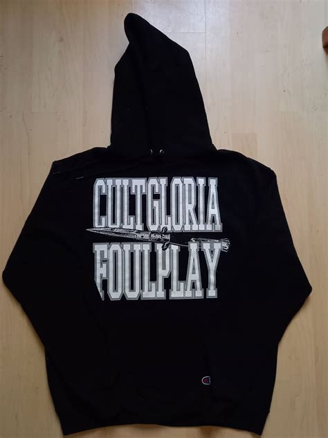 Foulplay Company Foulplay X Cult Gloria Collab Hoodie Black Grailed