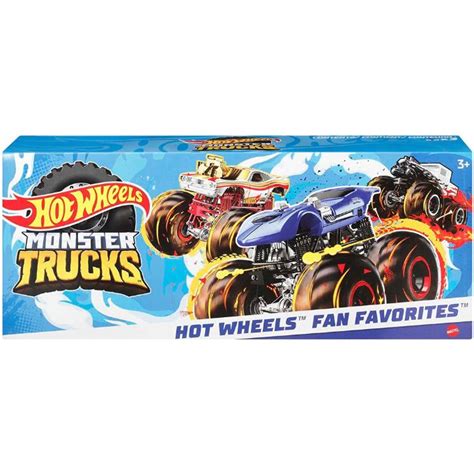 Hot Wheels Monster Trucks 3 Pack Hot Wheels Monster Truck HNT78 Shop Eurotoys Fi