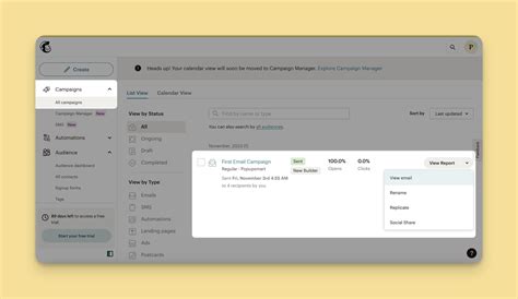 How To Resend An Unopened Campaign In MailChimp