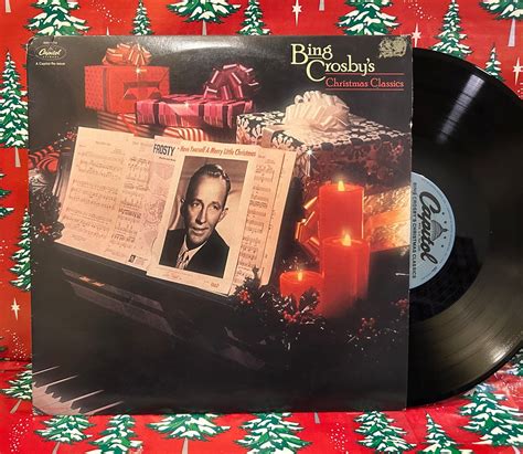 Christmas Classics Bing Crosby 1977 Vintage Vinyl Record Etsy