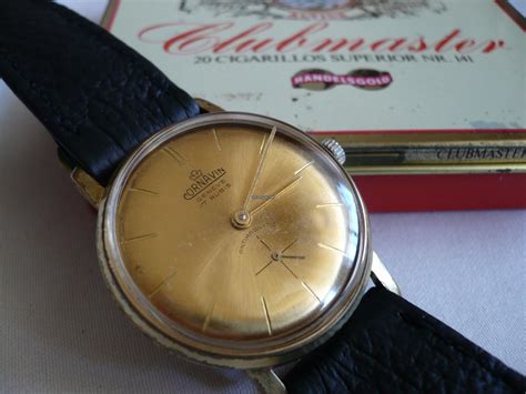 Cornavin Is A Vintage Very Rare Gold Dial Watch From The S Elad