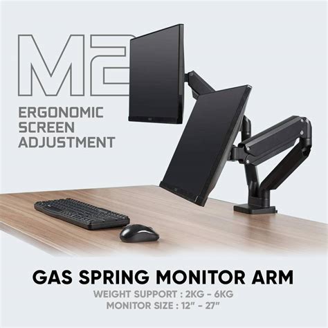 Armaggeddon Mechanic M2 Dual Monitor Arm