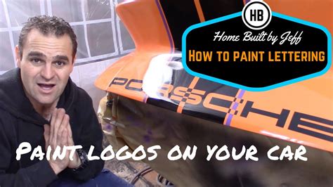 How To Paint Lettering On Your Car Youtube