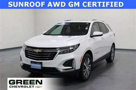 Certified Pre Owned Chevrolet Equinox Premier Suv In East Moline