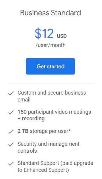 Google Workspace Business Standard Plan Explained