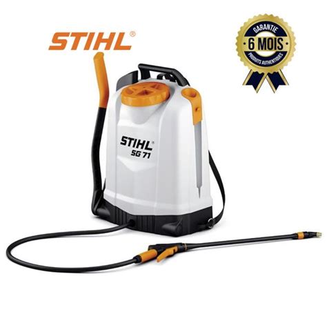 Pulvérisateur dorsal manuel professionnel Stihl SG 71 18 litres 6