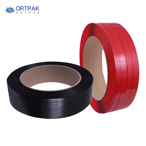 Custom Color Polyester Pet Packing Plastic Strapping Rolls Band Strap