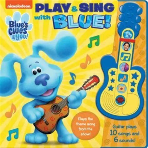 Nickelodeon Blues Clues And You Play And Sing With Blue Board Book With