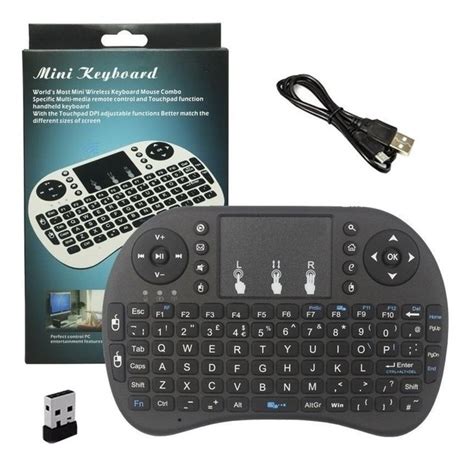 Mini Teclado Touch Pad Sem Fio Wireless Universal Para Pc Tv Box