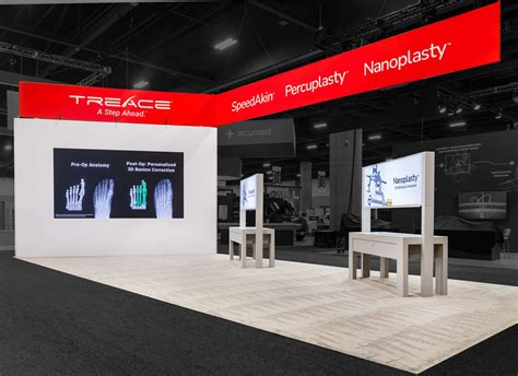 Treace 20x50 Custom Trade Show Booth @ ACFAS 2025 in Phoenix, AZ