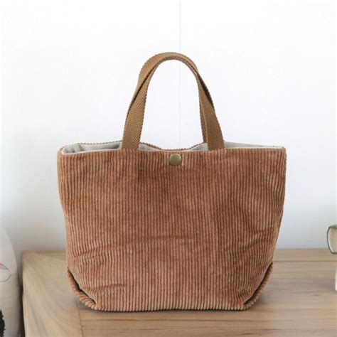 Corduroy Tote Bag Bags For Women Market Bag Purses And Bags Etsy Popular Bags Vintage