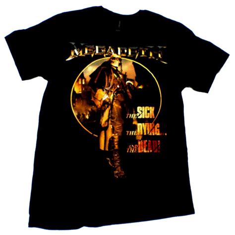 【megadeth】メガデス「the Sick The Dying And The Dead」tシャツ Mega Ts001no