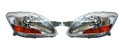 Par Faros Toyota Yaris 2009 2010 2011 4p Sedan F crom Tyc Envío gratis