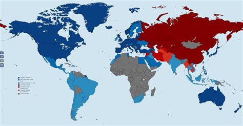 Possible WW3 Alliances Mostly Based On Current Military Treaties