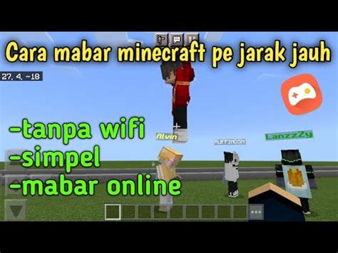 Cara Mabar Minecraft Jarak Jauh Terbaru YouTube