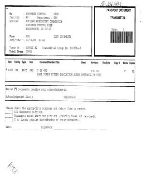 Fillable Online Pbadupws Nrc Document Action Request Form Changing