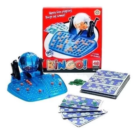 Bingo Juego De Mesa Con Bolillero Y 48 Cartas 90 Números en venta en