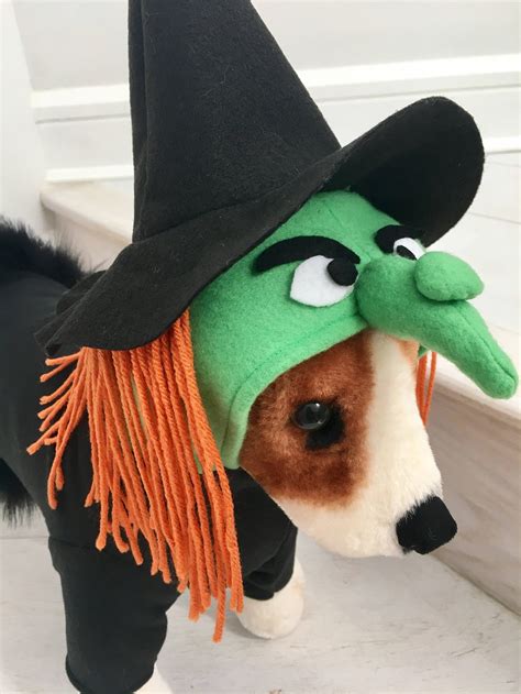 Witch Costume Dog Halloween Costume Dog Witch Costume Pet - Etsy