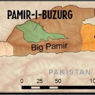 Map of Afghanistan showing Wakhan Corridor and Propose Protected Area ...