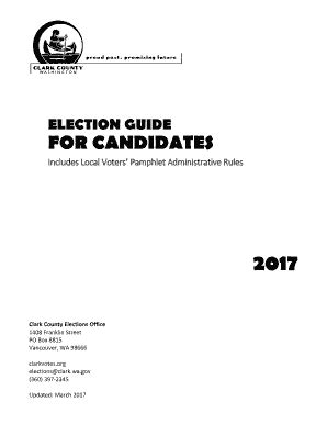 Fillable Online ELECTION GUIDE Fax Email Print PdfFiller