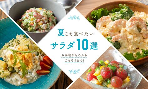 お手軽なものからごちそうまで 夏こそ食べたいサラダ10選 Sateto さてと