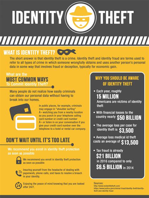 What is Identity Theft Infographic