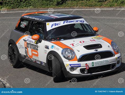 Mini Cooper rally car editorial photography. Image of edition - 72457947