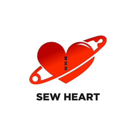 Premium Vector Sew Heart