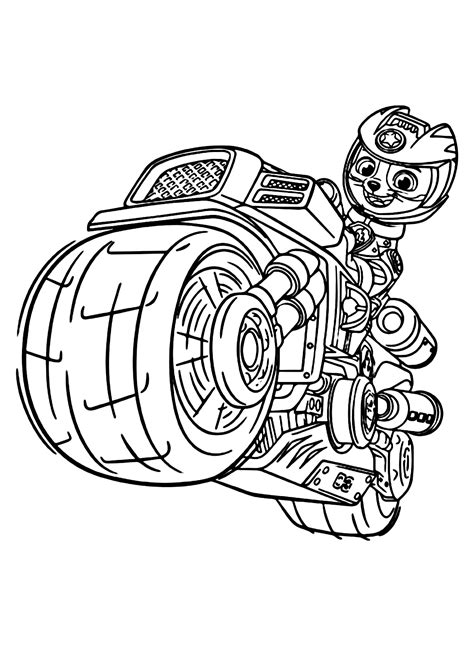 Paw Patrol Wild Cat Coloring Page Free Printable Coloring Pages