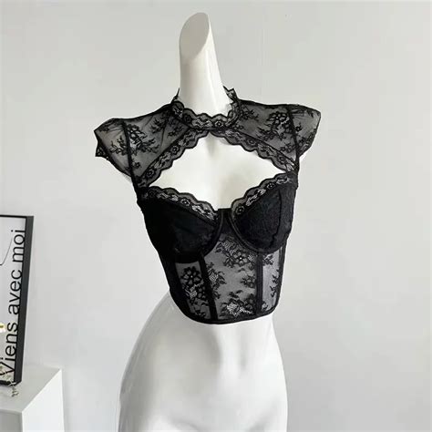 Women Sexy V Neck Hollow Out Wireless Chest Lingerie Solid Color Comfortable Embroidered