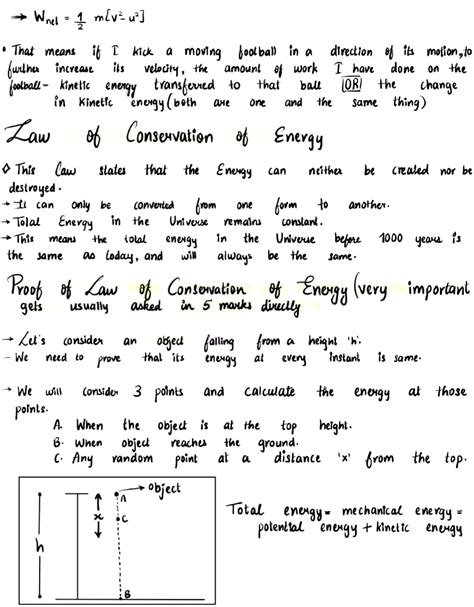 Work Energy Power Notes